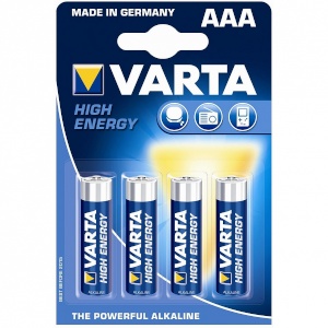 Батарейка VARTA High Energy AAA BL4 - интернет-магазин электротоваров "Экспресс-электро" (изображение 1)