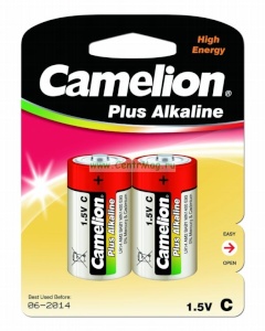 Батарейка Camelion Plus Alkaline С BL2 - интернет-магазин электротоваров "Экспресс-электро" (изображение 1)
