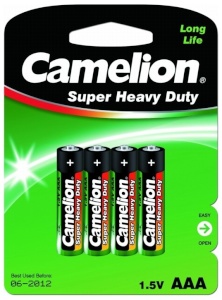 Батарейка Camelion Super Heavy Duty ААА BL4 - интернет-магазин электротоваров "Экспресс-электро" (изображение 1)