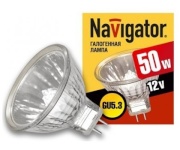 Галогенная лампа Navigator MR16 50W 12V GU5.3 - интернет-магазин электротоваров "Экспресс-электро"