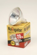 Галогенная лампа Navigator MR16 20W 12V GU5.3 - интернет-магазин электротоваров "Экспресс-электро"