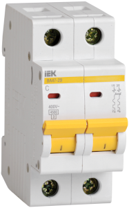 Автоматический выключатель ВА47-29 С6 2р ИЭК - интернет-магазин электротоваров "Экспресс-электро" (изображение 1)