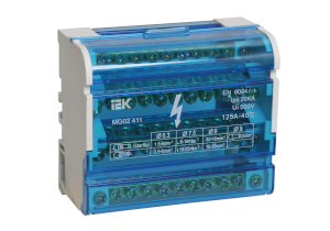 Шины на DIN-рейку в корпусе ШНК 4х11 IEK - интернет-магазин электротоваров "Экспресс-электро" (изображение 1)