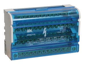 Шины на DIN-рейку в корпусе ШНК 4х15 IEK - интернет-магазин электротоваров "Экспресс-электро" (изображение 1)