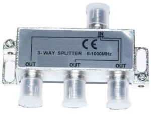 Сплиттер Сигнал 3-WAY 5-2050МГц - интернет-магазин электротоваров "Экспресс-электро" (изображение 1)
