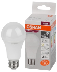 Светодиодная лампа Osram LVCLA100 12W 830 Е27 - интернет-магазин электротоваров "Экспресс-электро" (изображение 1)